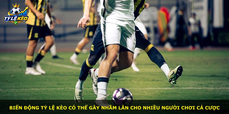Biến động tỷ lệ kèo có thể gây nhầm lẫn cho nhiều người chơi cá cược