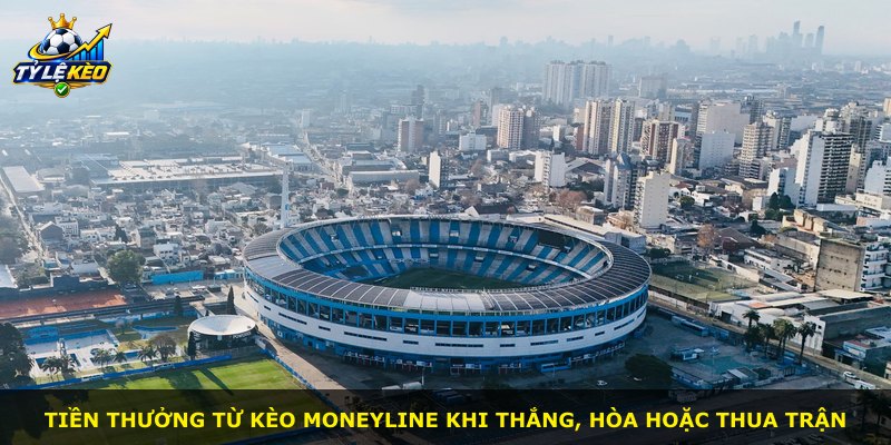 Tiền thưởng từ kèo Moneyline khi thắng, hòa hoặc thua trận