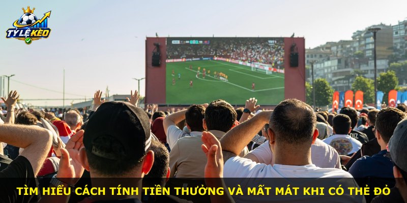 Tìm hiểu cách tính tiền thưởng và mất mát khi có thẻ đỏ